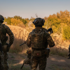 Drones for logistics in the front line