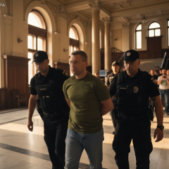 Accusatory act against Russian agent