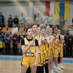 Ukrainian women's national team playing in Riga