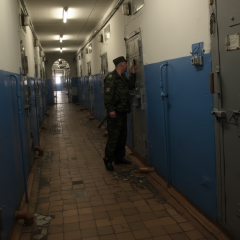 Засуженный россиянин в колонии