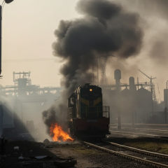 Підрубав Росія залізницю та лікарню