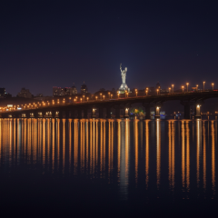 Paton Bridge in Kyiv