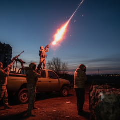 Kyiv attacked by ballistic missiles