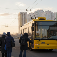 Наслідки нічного обстрілу: зупинення трамваїв та тролейбусів у Києві