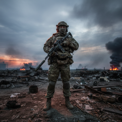 Combat actions: destruction of enemy districts