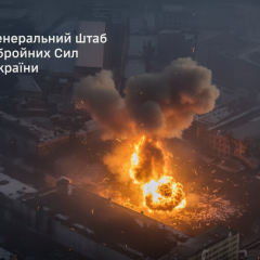 Strikes on airport and factory in Russia