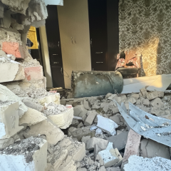 Missile X-101 hits bedroom