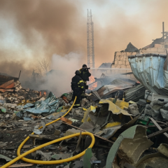 Massive attack on Kyiv region: 6 dead