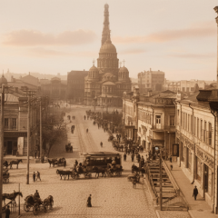 Lenin monument in Kharkiv