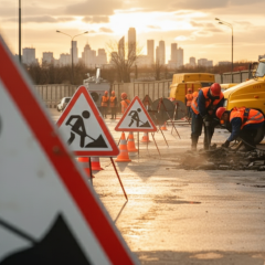 Ограничение движения на мостах в Киеве