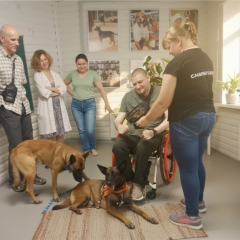 Wounded Ukrainians heal with canister therapy