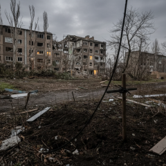 Destruction of city Konstantinovka by RF army