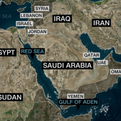 Analyst analyzing map of Israel