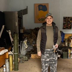 13-year-old schoolboy opened war museum: 600 exhibits
