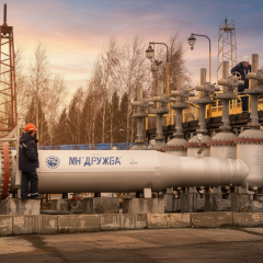 Поломка нафтопроводу української розпилянили