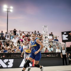 Ukraine's women's 3x3 basketball team