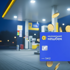 Man refueling car at gas station