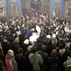 Funeral of Patriarch Filaret in St. Volodymyr's Cathedral