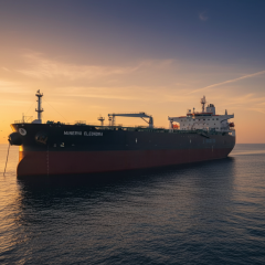 Tankers in the Strait of Hormuz