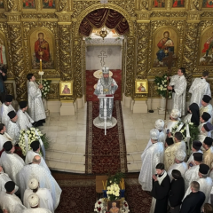 Patriarch Filaret in Volodymyrsky Cathedral