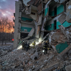 Civilian casualties from Russian shelling