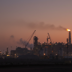 Missile strike on the world's largest LNG plant
