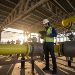 Газова труба з написом 'Україна'