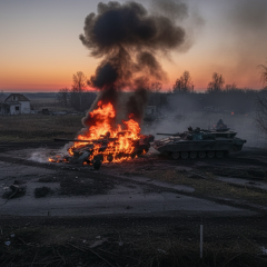 Ambush on an all-terrain vehicle near Kyiv