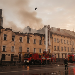 Destroyed landmarks and houses from Russia's attack