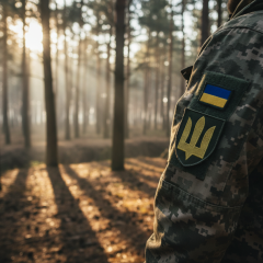 Діти 2009 року народження в армійському одязі
