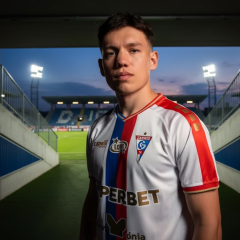Maxim Khlania in Poland national team shirt