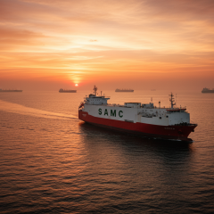 Tankers in the Strait of Hormuz