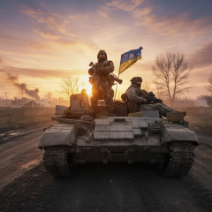 Apachi battalion destroyed the occupant's crossing over the Bachmutka