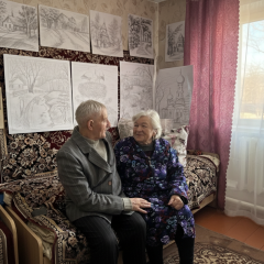 Happy couple in Sumy region