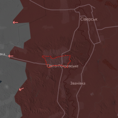 Map with DeepState update and occupied territories