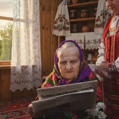 Портрет столетней женщины из Черниговщины