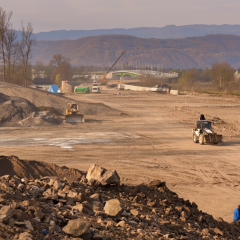 Border crossing point with Romania