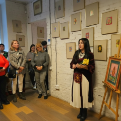 Works at the exhibition 'Easter Garden'