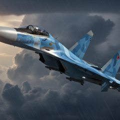 Російський винищувач Су-30 упав біля Криму