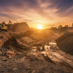 Illegal extraction of minerals by the company