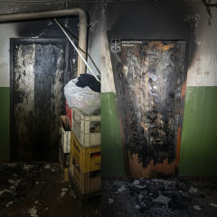Затримана жінка за підпали будинків