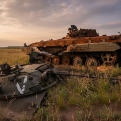 Военная операция на фронте в Украине
