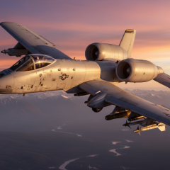 Military planes in the sky