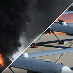Ukrainian military strike on Russian targets
