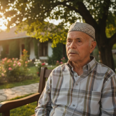 Portrait of the elder brother of the leader of the Crimean Tatar people