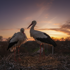 New pair of storks Lel and Kvіtka