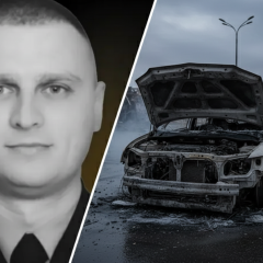 Ворожий дрон влучив у службовий автомобіль