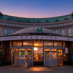 Ескалаторний біг в київському метро