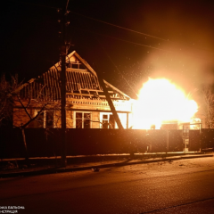 Russian mass strike on Odessa