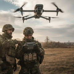 Combat actions on the front line in Ukraine